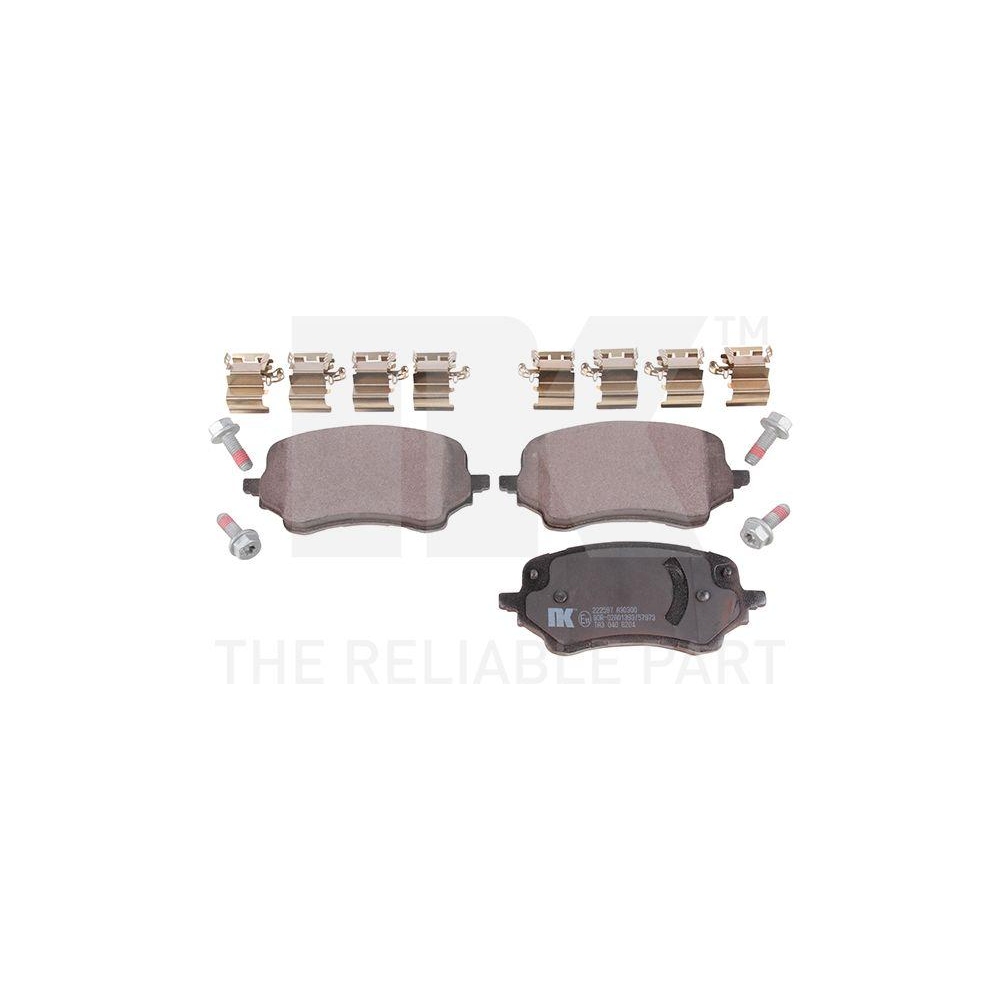 Bremsbelagsatz, Scheibenbremse NK 222597 f&uuml;r FORD, Vorderachse