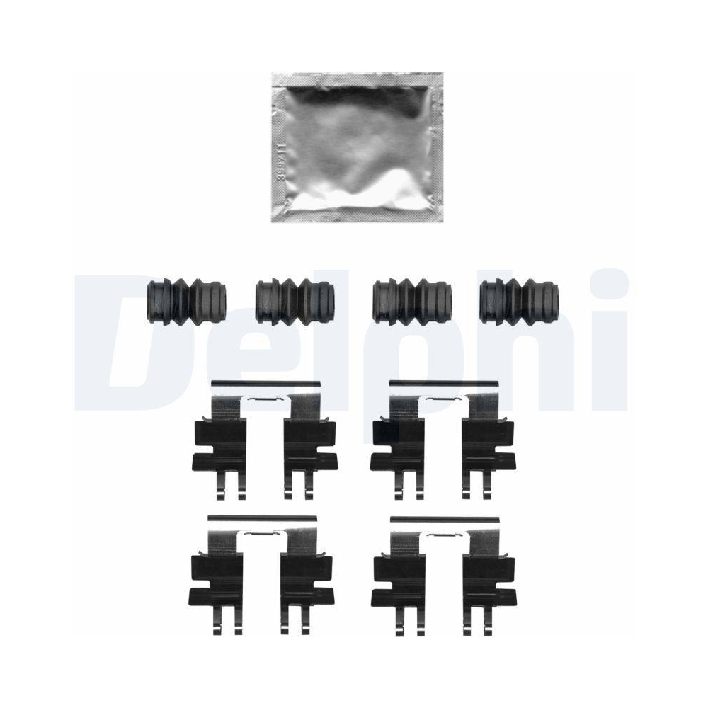 DELPHI LX0695 Zubeh&ouml;rsatz, Scheibenbremsbelag f&uuml;r, Hinterachse