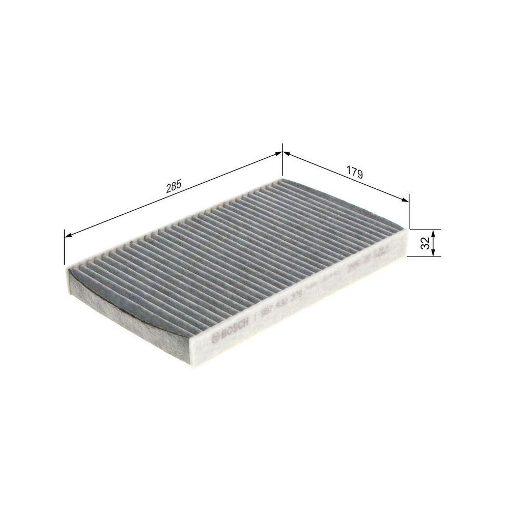 Filter, Innenraumluft BOSCH 1 987 432 379 für CITROËN PEUGEOT