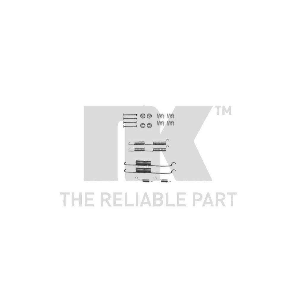 Zubeh&ouml;rsatz, Bremsbacken NK 7933727 f&uuml;r MERCEDES-BENZ, Hinterachse