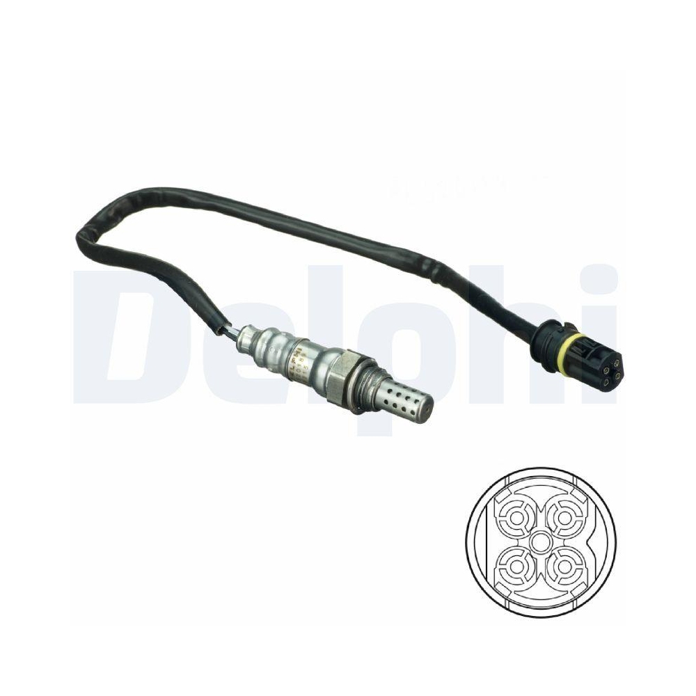 DELPHI ES20189-12B1 Lambdasonde f&uuml;r MERCEDES-BENZ, vor Katalysator
