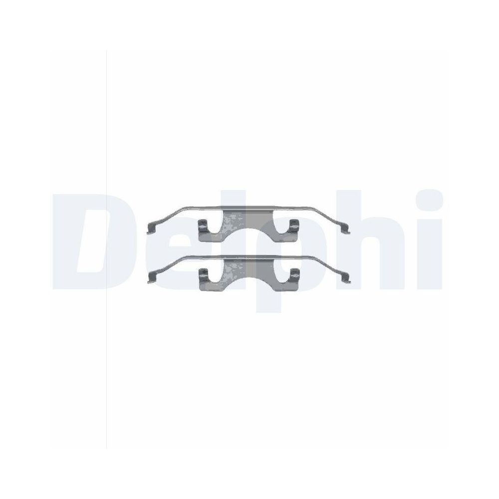 DELPHI LX0340 Zubeh&ouml;rsatz, Scheibenbremsbelag f&uuml;r, Hinterachse