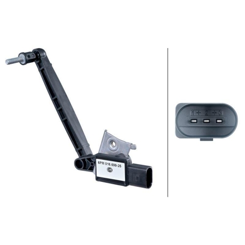 HELLA 6PM 016 699-251 Sensor, Leuchtweitenregulierung f&uuml;r AUDI