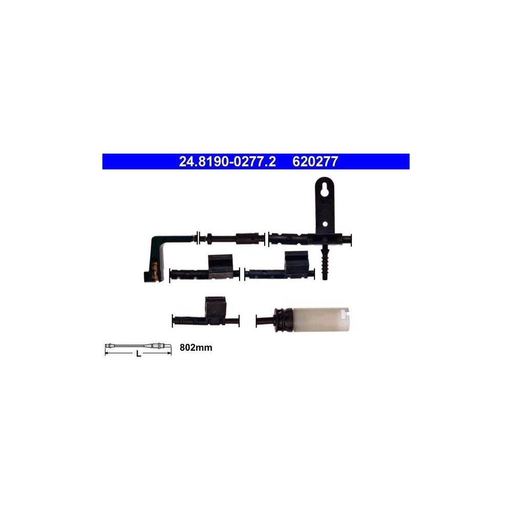 Warnkontakt, Bremsbelagverschlei&szlig; ATE 24.8190-0277.2 f&uuml;r MINI, Vorderachse
