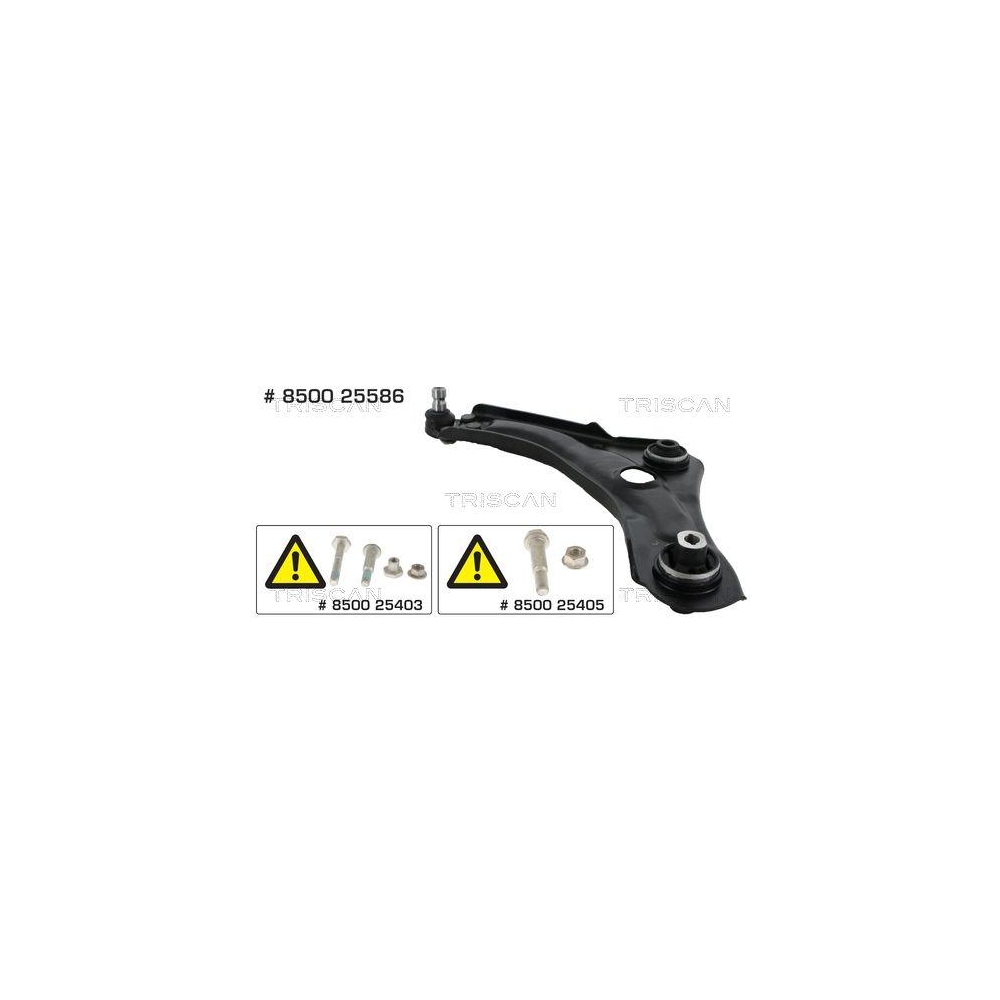 Lenker, Radaufh&auml;ngung TRISCAN 8500 25586 f&uuml;r RENAULT, Vorderachse links, au&szlig;en