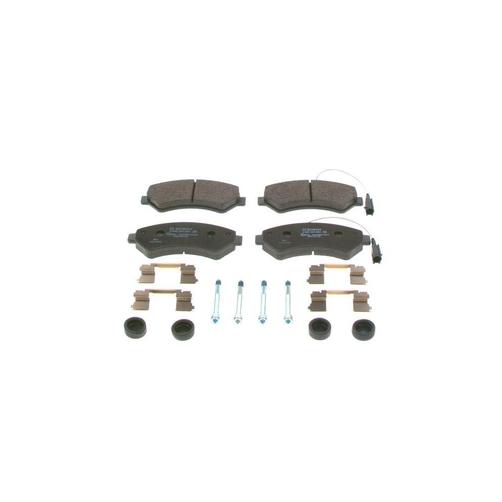 Bremsbelagsatz, Scheibenbremse BOSCH 0 986 494 580 f&uuml;r ALFA ROMEO CITRO&Euml;N FIAT
