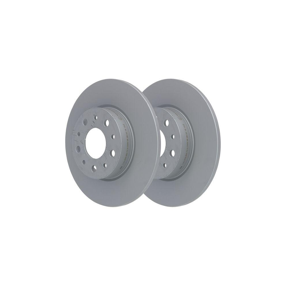 Bremsscheibe ATE 24.0110-0378.1 f&uuml;r FIAT, Hinterachse