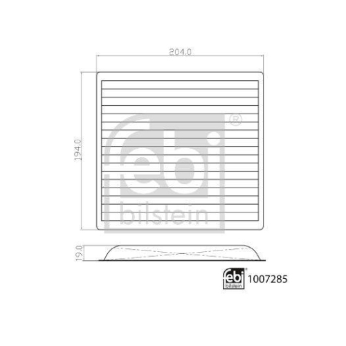 FEBI BILSTEIN 1007285 Filter, Innenraumluft f&uuml;r BYD