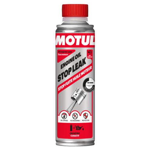 Motul 3x 300 ml Additiv, &Ouml;lverluststop 110750 OIL STOP LEAK