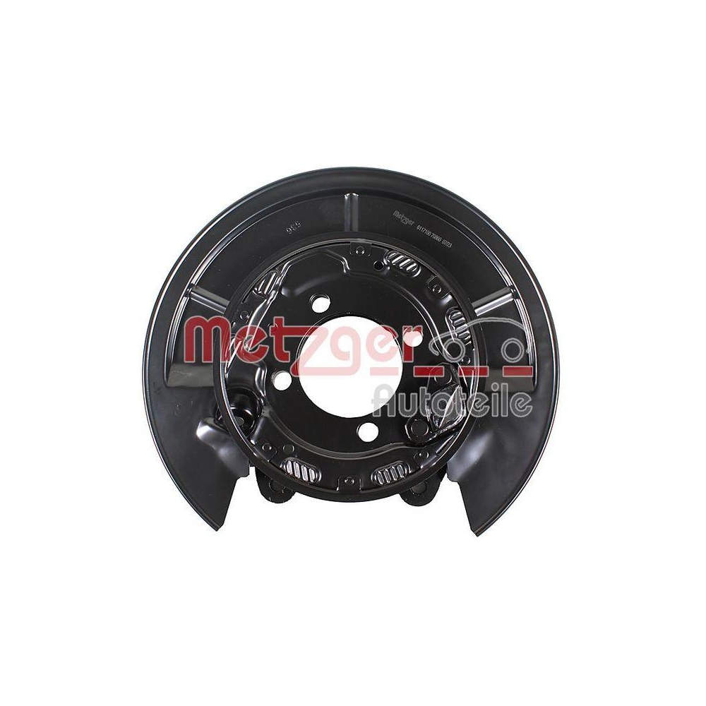 Bremsträgerplatte METZGER 6117100 für TOYOTA, Hinterachse rechts