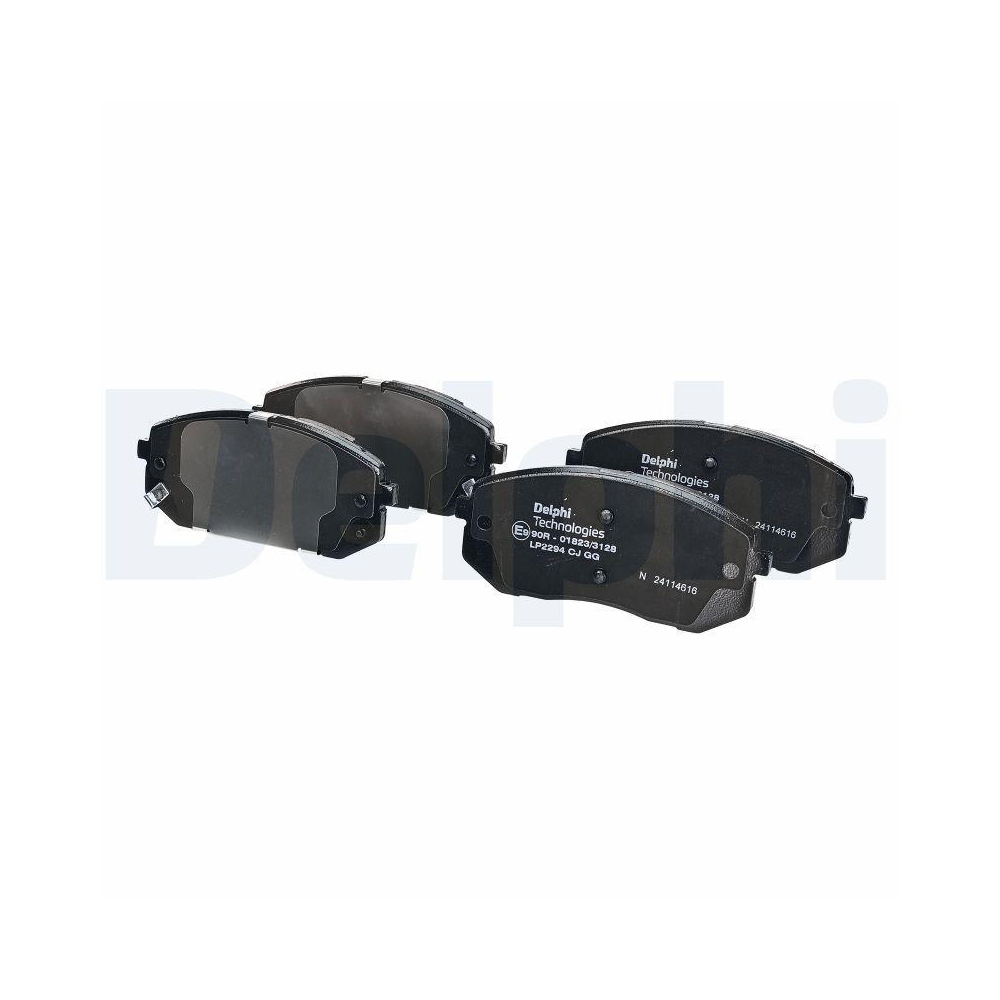 DELPHI LP2294 Bremsbelagsatz, Scheibenbremse f&uuml;r HYUNDAI KIA, Vorderachse