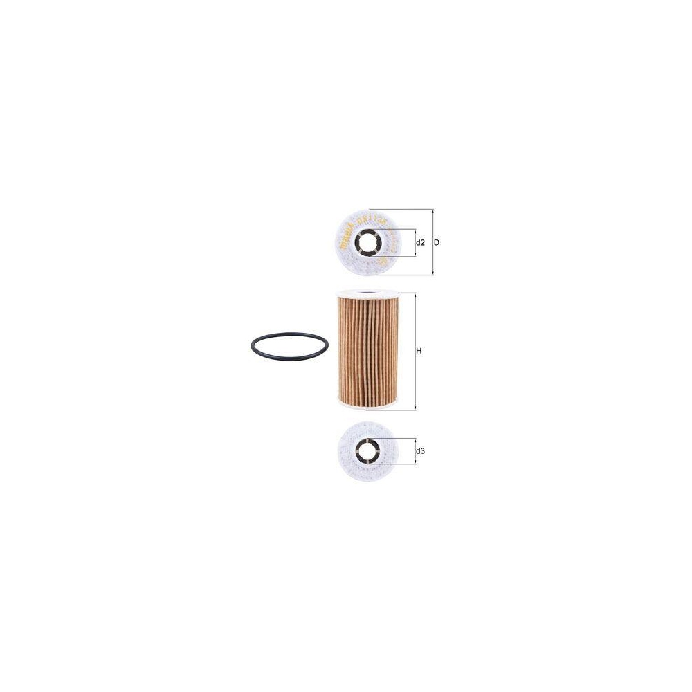 Ölfilter KNECHT OX 1138D für JAGUAR ROVER LAND ROVER