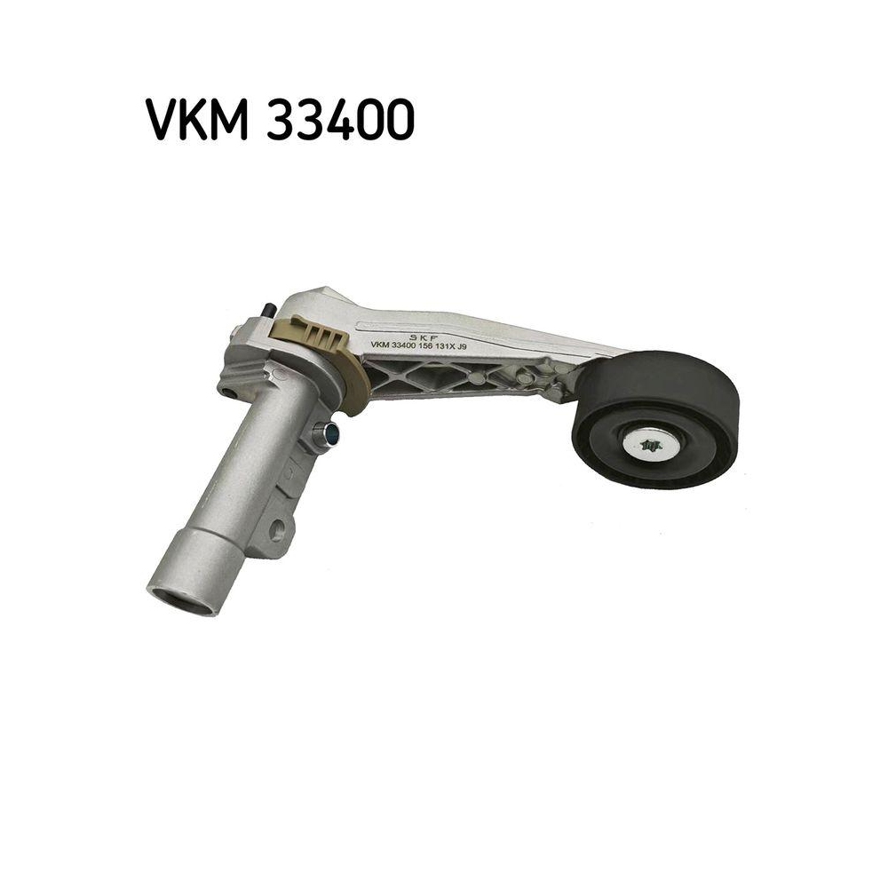 Riemenspanner, Keilrippenriemen SKF VKM 33400 f&uuml;r CITRO&Euml;N PEUGEOT MINI DS, links
