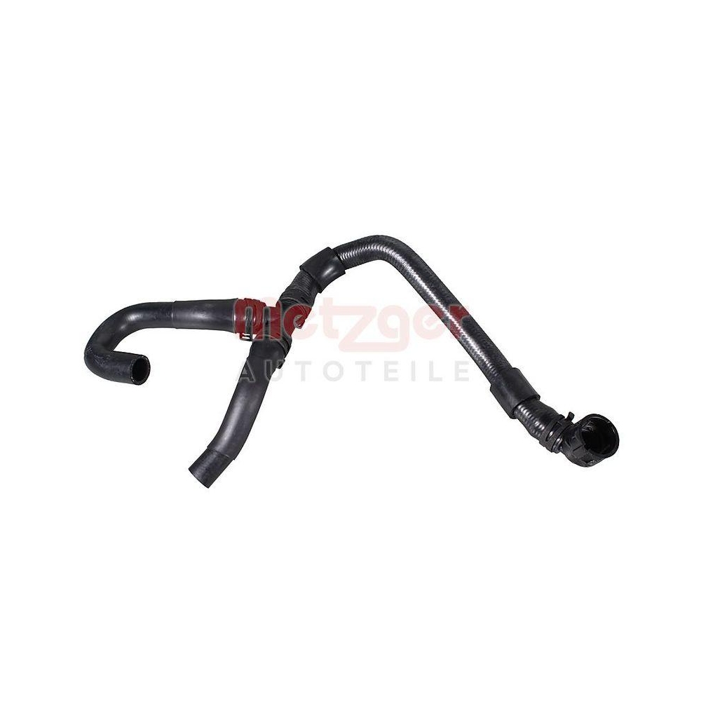 K&uuml;hlerschlauch METZGER 2421842 f&uuml;r AUDI SEAT SKODA VW, rechts unten