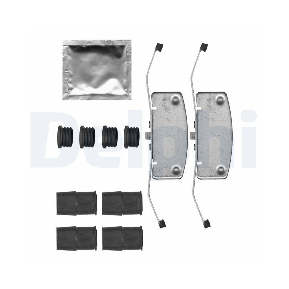 DELPHI LX0700 Zubeh&ouml;rsatz, Scheibenbremsbelag f&uuml;r, Vorderachse