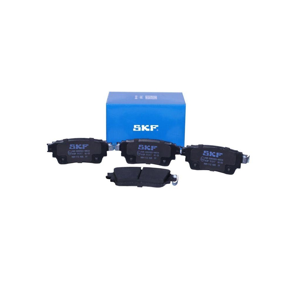 Bremsbelagsatz, Scheibenbremse SKF VKBP 91317 f&uuml;r MITSUBISHI, Hinterachse