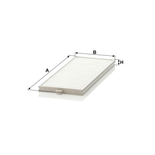 Filter, Innenraumluft MANN-FILTER CU 2506-2 f&uuml;r HYUNDAI