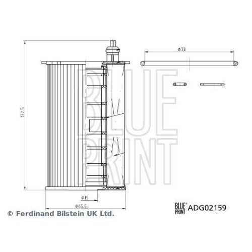 &Ouml;lfilter BLUE PRINT ADG02159 f&uuml;r HYUNDAI KIA