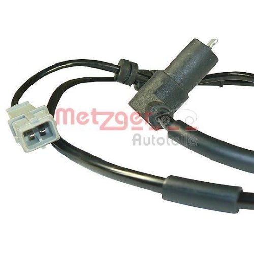 Sensor, Raddrehzahl METZGER 0900107 f&uuml;r TALBOT CITRO&Euml;N/PEUGEOT, Vorderachse