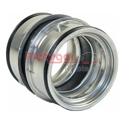 Ladeluftschlauch METZGER 2400195 f&uuml;r AUDI SEAT SKODA VW, Ladeluftk&uuml;hler, oben