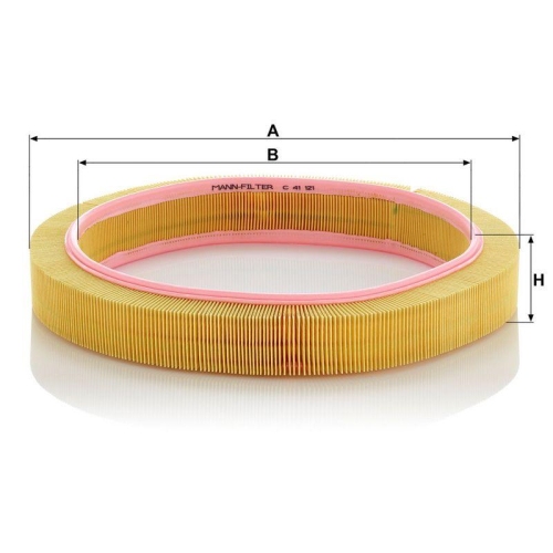 Luftfilter MANN-FILTER C 41 121 f&uuml;r FORD MERCEDES-BENZ