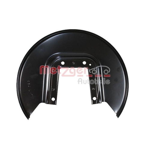 Spritzblech, Bremsscheibe METZGER 6115289 f&uuml;r PEUGEOT, Hinterachse links