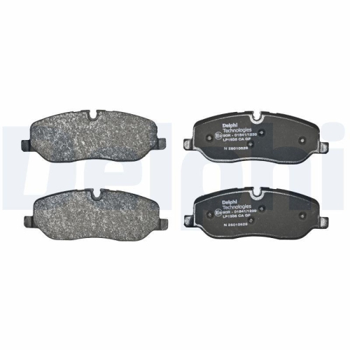 DELPHI LP1935 Bremsbelagsatz, Scheibenbremse f&uuml;r LAND ROVER, Vorderachse