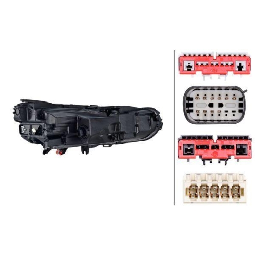 HELLA Hauptscheinwerfer 1EX 354 882-051 für OPEL, links