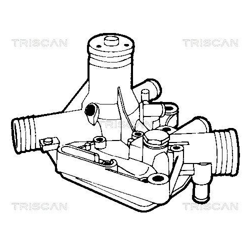 Wasserpumpe, Motork&uuml;hlung TRISCAN 8600 25087 f&uuml;r RENAULT