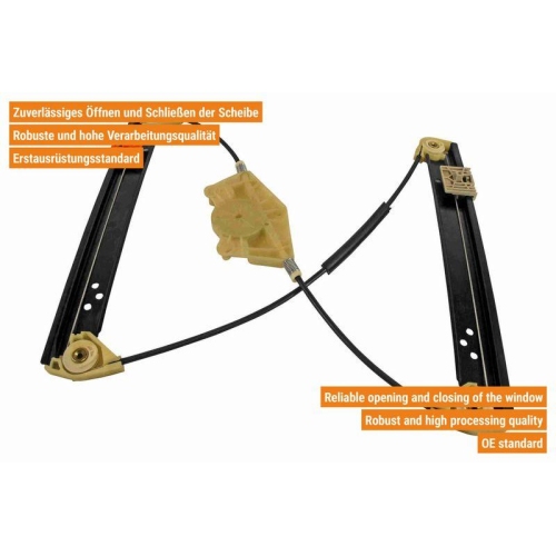 Fensterheber VAICO V10-9802 Original VAICO Qualität für SEAT SKODA VW VAG