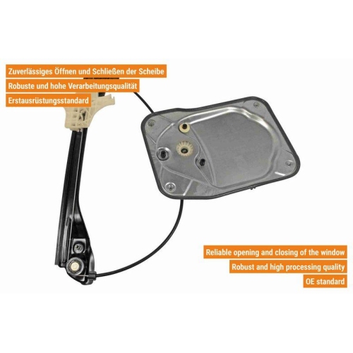 Fensterheber VAICO V10-6294 Original VAICO Qualität für SEAT SKODA VAG