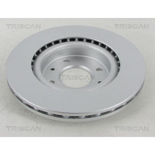 TRISCAN 8120 25107C 2 St&uuml;ck Bremsscheiben COATED f&uuml;r NISSAN RENAULT DACIA, Vorderachse