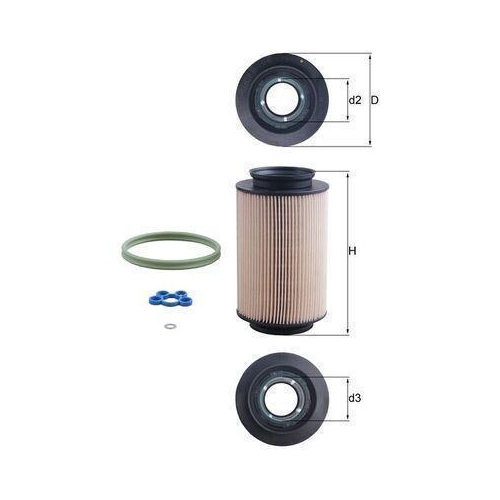 Kraftstofffilter KNECHT KX 178D f&uuml;r AUDI SEAT SKODA VW CUPRA