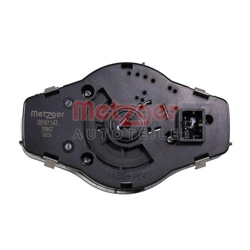 Schalter, Hauptlicht METZGER 09161143 ORIGINAL ERSATZTEIL GREENPARTS für AUDI
