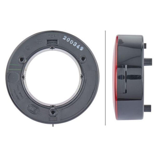 HELLA R&uuml;ckstrahler 8RA 009 362-001 f&uuml;r VOLVO LEYLAND DAF LIEBHERR CLAAS ARTEGA