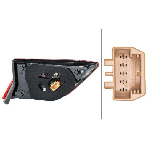 HELLA Heckleuchte 2SA 012 520-081 für VW, rechts