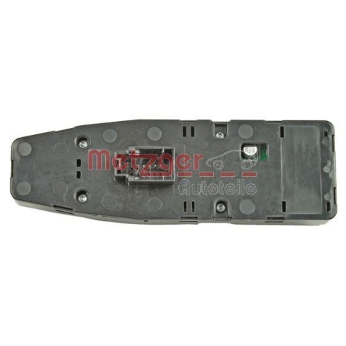 Schalter, Fensterheber METZGER 0916449 GREENPARTS f&uuml;r BMW, fahrerseitig, vorne