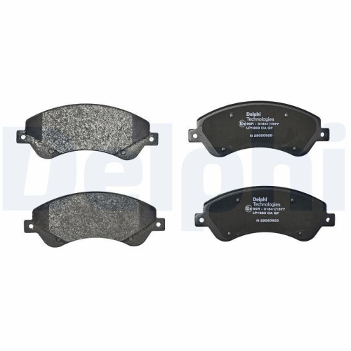 DELPHI LP1953 Bremsbelagsatz, Scheibenbremse f&uuml;r FORD, Vorderachse