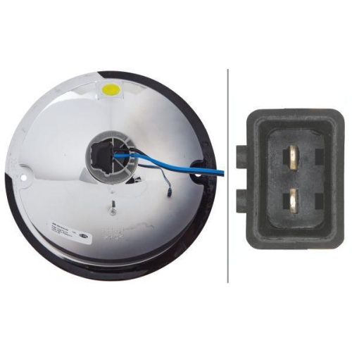 HELLA Nebelschlussleuchte 2NE 344 610-027 für HYMER, hinten