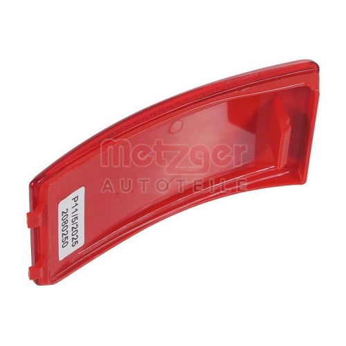 R&uuml;ckstrahler METZGER 2080250 f&uuml;r FORD, Sto&szlig;f&auml;nger, hinten rechts