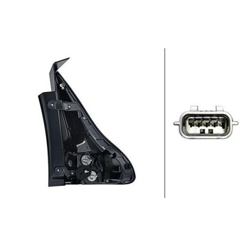 HELLA Heckleuchte 2SD 012 313-111 für RENAULT, links