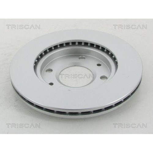 TRISCAN 8120 10102C 2 St&uuml;ck Bremsscheiben COATED f&uuml;r CITRO&Euml;N PEUGEOT, Vorderachse