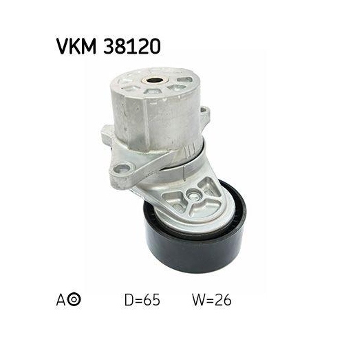 Riemenspanner, Keilrippenriemen SKF VKM 38120 f&uuml;r MERCEDES-BENZ