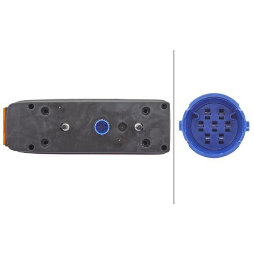 HELLA Heckleuchte 2VP 340 930-021 für DAF JAEGER DOLL FAYMONVILLE, rechts