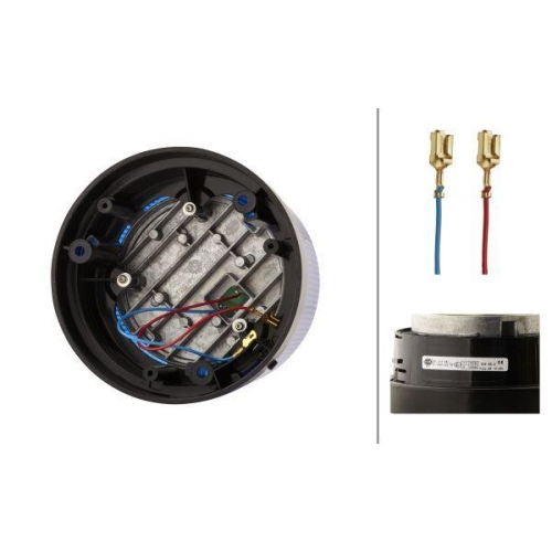 HELLA Rundumkennleuchte 2RL 011 484-101 KL 7000 LED für VAN HOOL TEREX