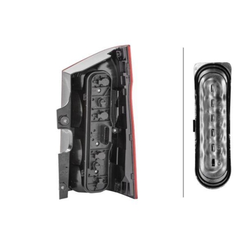 HELLA Heckleuchte 2SK 011 581-241 für MERCEDES-BENZ, rechts