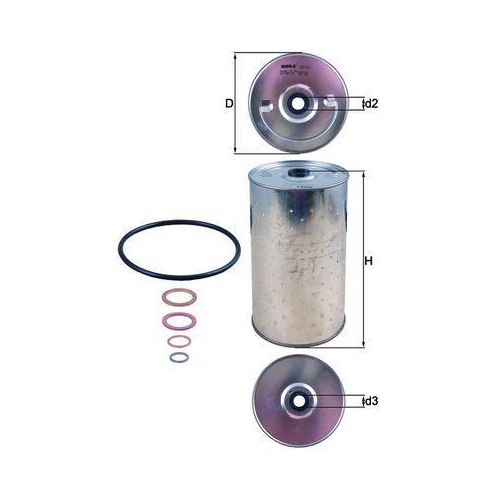 Ölfilter KNECHT OX 30D für AUDI FIAT FORD GMC KÄLBLE MAN MERCEDES-BENZ TALBOT VW