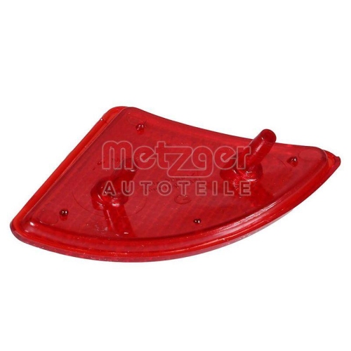 R&uuml;ckstrahler METZGER 2080255 GREENPARTS f&uuml;r NISSAN RENAULT DACIA, Sto&szlig;f&auml;nger