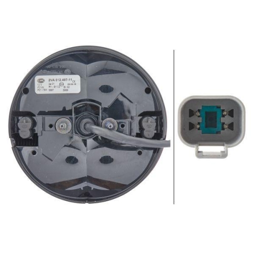 HELLA Heckleuchte 2VA 012 497-111 für KRONE, links, rechts