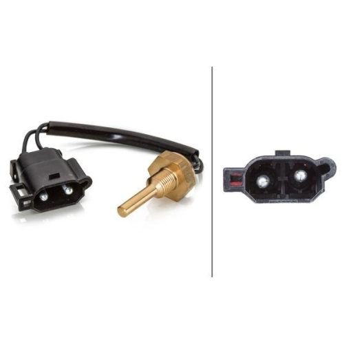 HELLA Sensor, K&uuml;hlmitteltemperatur 6PT 009 107-281 f&uuml;r RENAULT VOLVO, oben